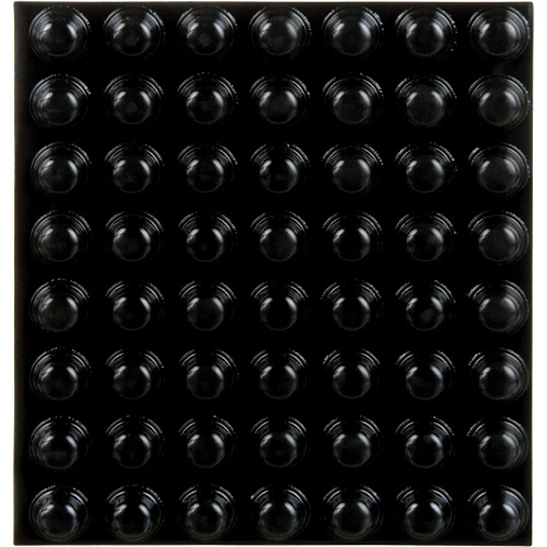 3M SJ5003-BLK Protecteurs en caoutchouc Bumpon