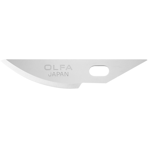 Olfa 9165 KB4-R/5 Curved Carving Art Blades, Single Style