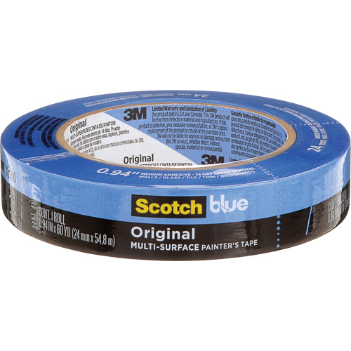 3M 2090-24EC Painter's Masking Tape 2090, 25.4 mm (1") x 55 m (180'), Blue