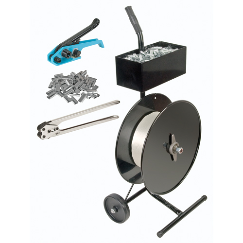  PD027 Syst&egrave;mes de cerclage pour feuillards en polyester de 1/2"