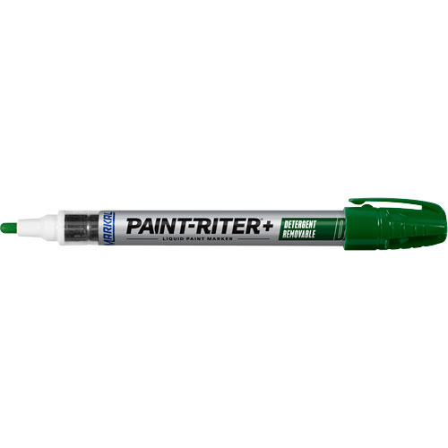 Markal 097016 Paint-Riter&reg;+ Detergent Removable Paint Marker, Liquid, Green