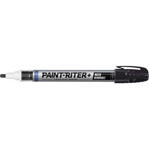 Markal 097033 Marqueur &agrave; la peinture nettoyable &agrave; l'eau Paint-Riter+, Liquide, Noir