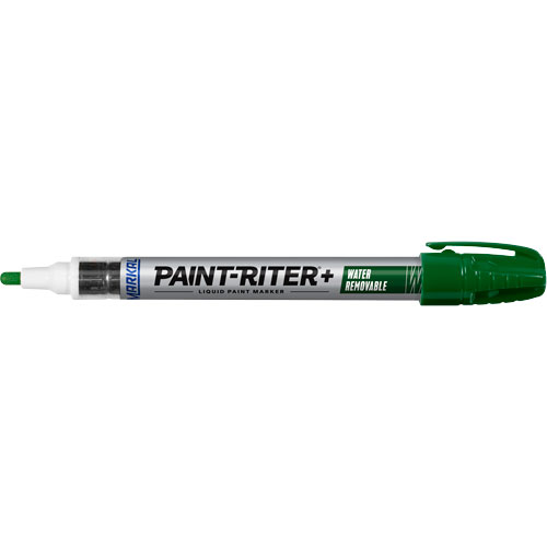 Markal 097036 Marqueur &agrave; la peinture nettoyable &agrave; l'eau Paint-Riter+, Liquide, Vert