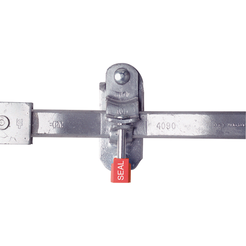 Tyden Brooks 9254095H-RED Scell&eacute;s de s&eacute;curit&eacute; Intermodal II, 2-1/2", M&eacute;tal, Scell&eacute; &agrave; boulon