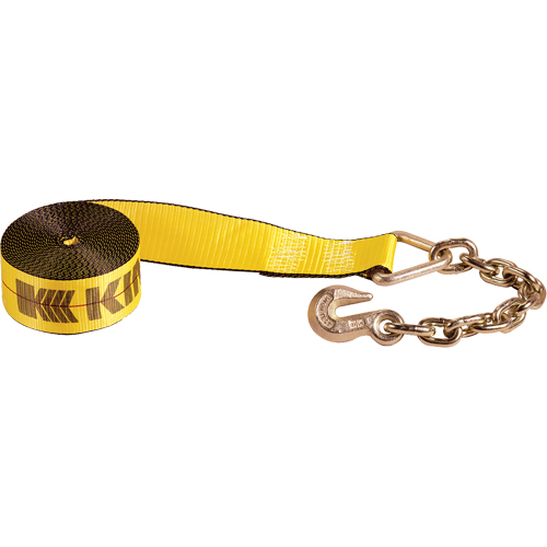 Kinedyne 323040 Winch Straps, Chain Anchor, 3" W x 30' L, 5400 lbs. (2450 kg) Working Load Limit