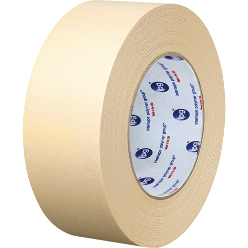 IPG 87221 General Purpose Masking Tape, 12 mm (1/2") x 55 m (180'), Beige