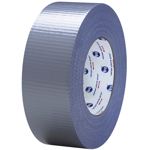 IPG 87372 Utility Grade Duct Tape AC10, 7.5 mils, Silver, 48 mm (2") x 55 m (180')