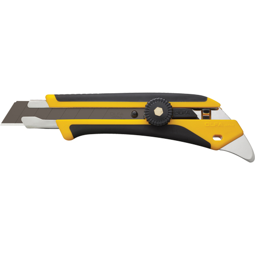 Olfa 1116110 Couteau utilitaire robuste avec verrou &agrave; loquet, 18 mm