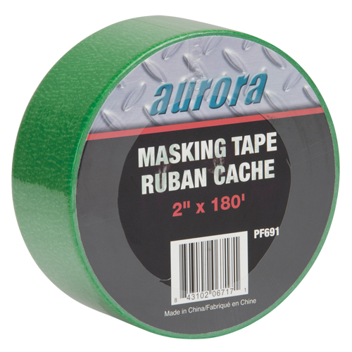 Aurora Tools PF691 Painters Masking Tape, 50 mm (2") x 55 m (180'), Green
