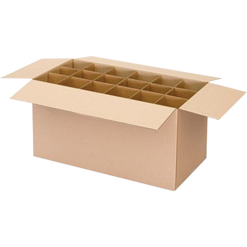  PF829 Boîte d'exp&eacute;dition pour cannettes a&eacute;rosols, 12-1/4" lo x 9-3/16" la x 10-5/16" h, ondulations C