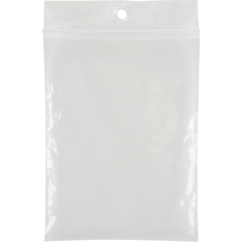 KLETON PF915 Poly Bags, Reclosable, 4" x 3", 2 mils