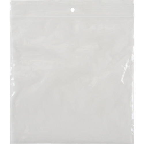 KLETON PF935 Sacs en poly, Refermable, 6" x 6", 2 mils