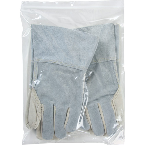 KLETON PF957 Sacs en poly, Refermable, 13" x 10", 2 mils
