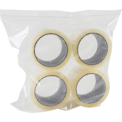 KLETON PF958 Poly Bags, Reclosable, 12" x 12", 2 mils