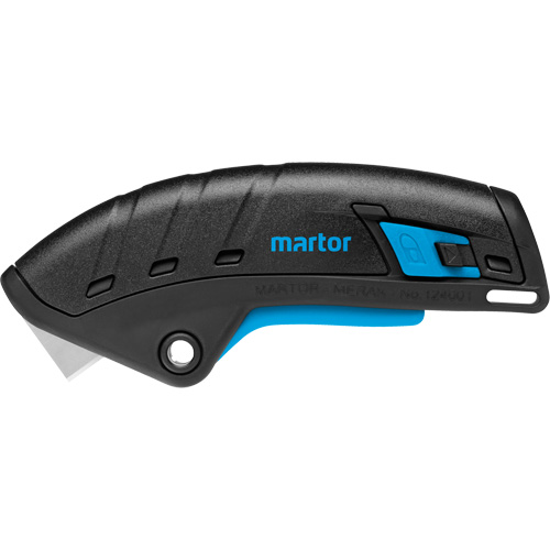 Martor 124001.02 Couteau enti&egrave;rement autor&eacute;tractable Merak, 9 mm, Acier inoxydable, Prise en Plastique