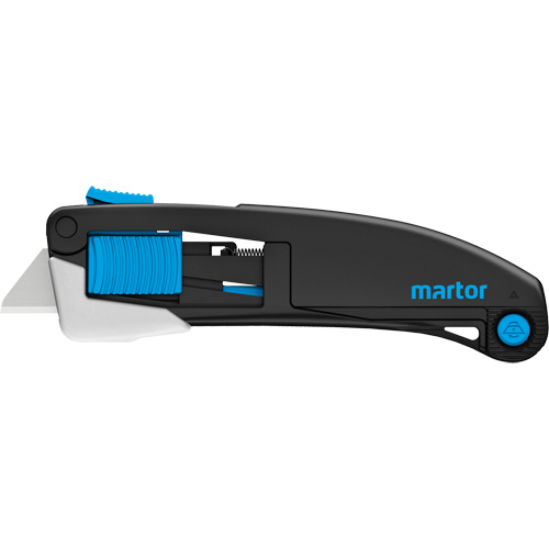 Martor 10150610.02 Maxisafe With Metal Cap Knife Fully Automatic Retractable, 16 mm, Stainless Steel, Plastic Handle