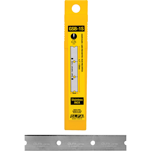 Olfa 1126050 Glass Scraper Replacement Blades, Single Style