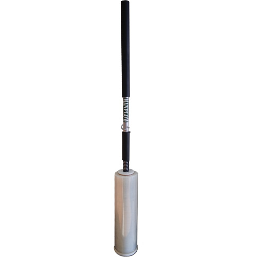 Manplow SWD3400 Long Handle Stretch Wrap Dispenser, Fits Rolls 12"-18"