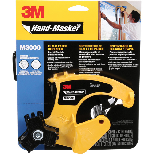 3M M3000 Hand Masker Dispenser, Heavy Duty, Fits Tape Width Of 51 mm (2")