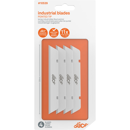 Dentec 2110539 Slice Lame de rechange Finger-Friendly avec bout pointu offrant une s&eacute;curit&eacute; pour les doigts, Style Simple