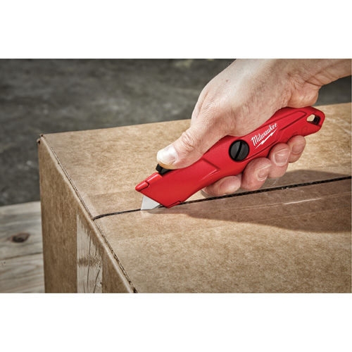 Milwaukee 48-22-1512 Self-Retracting Knife, 3/4", Steel, Metal Handle