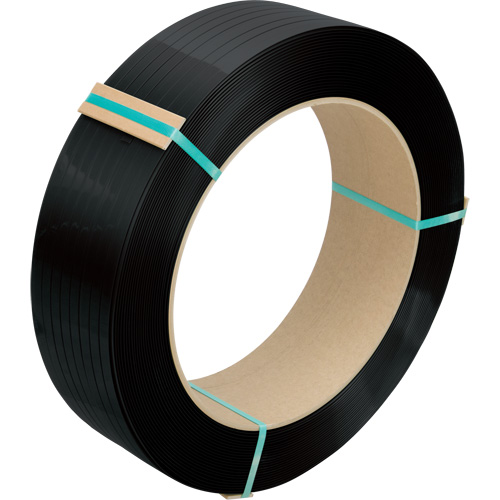 KLETON PG559 Strapping, Polyester, 1/2" W x 5800' L, Black, Manual Grade