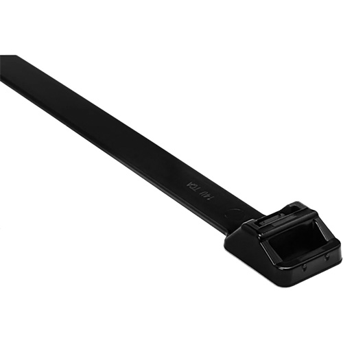 Hellermann Tyton Canada T250R0X2 Heavy-Duty Cable Ties, 20" Long, 250 lbs. Tensile Strength, Black