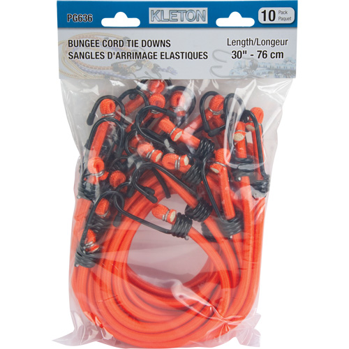 KLETON PG636 Bungee Cord Tie Downs, 30"