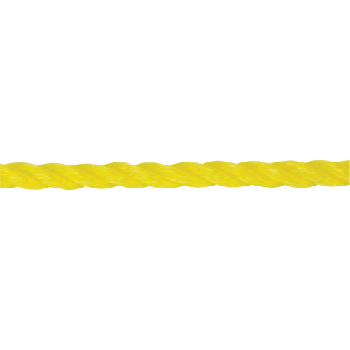 KLETON PG715 Corde jaune tress&eacute;e 1/4", Polypropyl&egrave;ne, 1300'