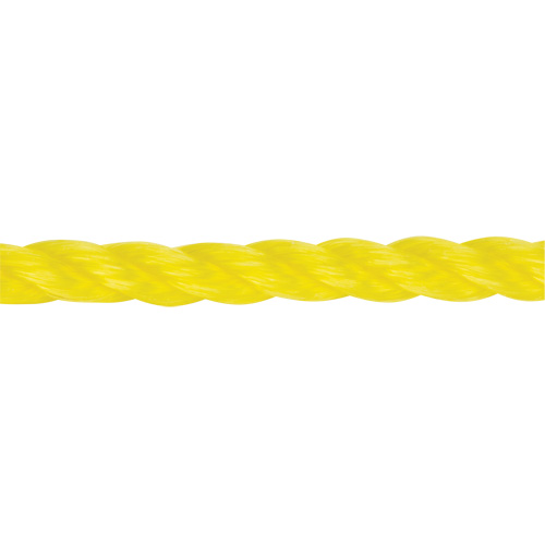 KLETON PG716 3/8" Braided Yellow Rope, Polypropylene, 630'