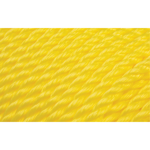 KLETON PG716 3/8" Braided Yellow Rope, Polypropylene, 630'