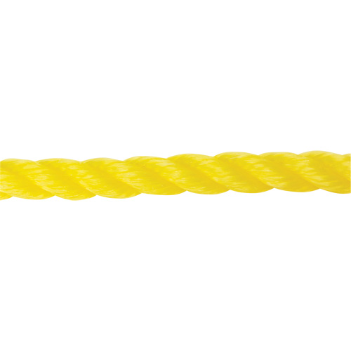 KLETON PG718 5/8" Braided Yellow Rope, Polypropylene, 200'