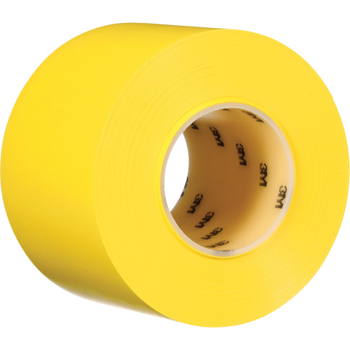3M 971 YL 4INX36YD Ruban de marquage de planchers durable 971, 4" x 108', Vinyle, Jaune