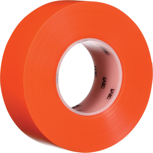 3M 7100260621 Ruban de marquage de planchers durable 971, 2" x 108', Vinyle, Orange