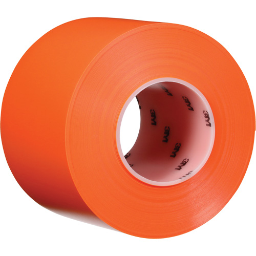 3M 971 OR 4INX36YD Durable Floor Marking Tape 971, 4" x 108', Vinyl, Orange
