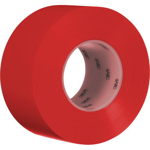 3M 971 RD 3INX36YD Durable Floor Marking Tape 971, 3" x 108', Vinyl, Red