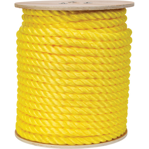 KLETON PG772 Corde jaune tress&eacute;e, Polypropyl&egrave;ne, 300'