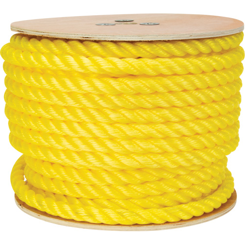 KLETON PG773 Corde jaune tress&eacute;e, Polypropyl&egrave;ne, 144'