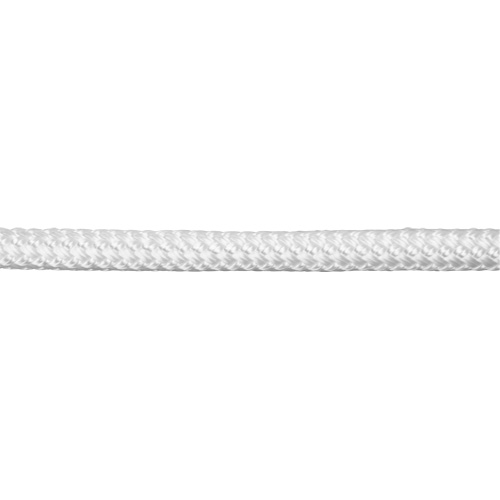 KLETON PG775 Braided White Rope, Nylon, 250'