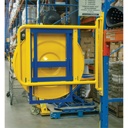 KLETON PG777 Strapping Dispenser, Polyester/Steel/Polypropylene Straps, 16"/8" Core Dia., 3"/8"/6" Roll Width