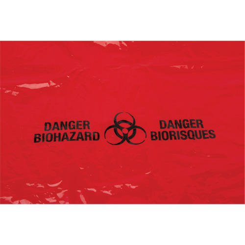 RMP Maintenance Products PG816 Waste Bags, Bio-Hazard, 50" L x 37" W, 2 mils