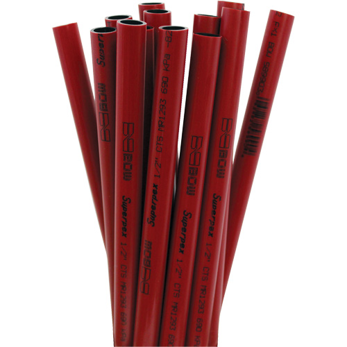 Bow Plumbing 587691 Superpex Hot Water Pipe, Plastic, 12' L x 0.75" Dia.