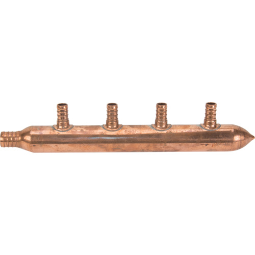 Bow Plumbing 540922 Collecteur &agrave; quatre branches, 3/4" dia., Cuivre