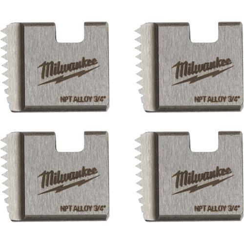 Milwaukee 48-36-1102 Matrices de tuyauterie portables NPT, Pour tuyau de 3/4", Alliage