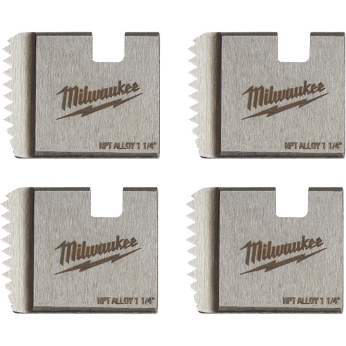 Milwaukee 48-36-1104 NPT Portable Pipe Dies, For Pipe Size 1-1/4", Alloy