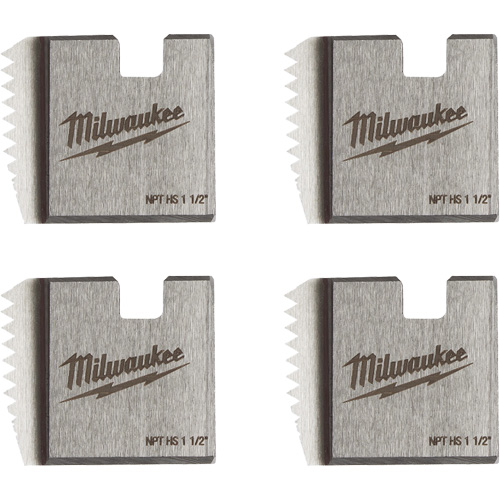 Milwaukee 48-36-1111 Matrices de tuyauterie portables NPT, Pour tuyau de 1-1/2", Acier rapide