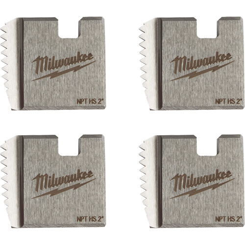 Milwaukee 48-36-1112 NPT Portable Pipe Dies, For Pipe Size 2", High Speed Steel