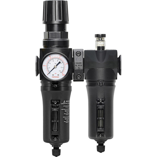 Topring 50.627A Filtre + r&eacute;gulateur + lubrificateur Modulair 300, 1/4" NPT