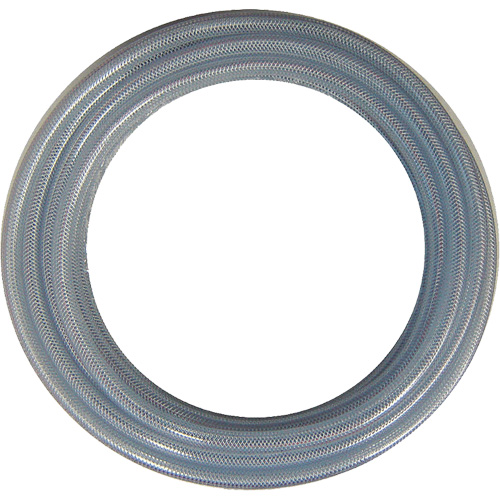 Fairview Fittings PVC-2116-100 Braided Tube, 1.312" OD x 100' L, PVC, Clear