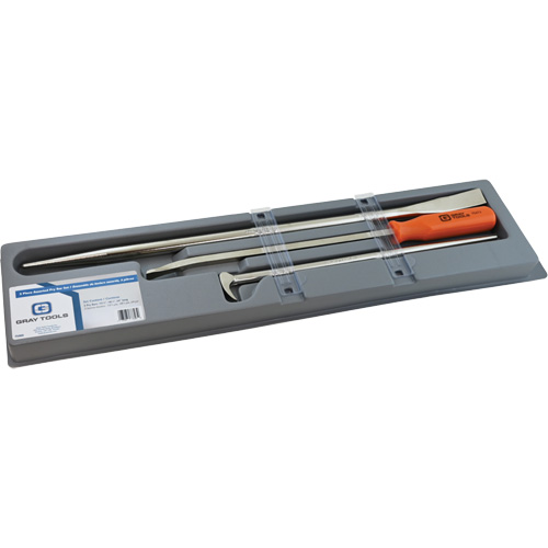 Gray Tools 73303 Assorted Pry Bar Set, 3 Pcs.